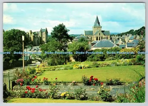 D332652 Sutherland. Dornoch. Gesamtansicht dieses angenehmen Städtchens im Osten S