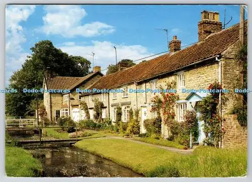 D332654 Yorkshire Moors. Thornton le Dale. Rose Cottage. Maltongate. Richter Post