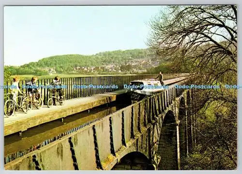 D327447 Pontycysylltau Aquädukt. langollen. Clwyd. DRG. Cyfarchion o Gymru. J.