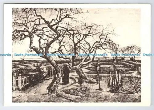 D335417 Der Garten des Presbyteriums von Nuenen. Vincent Van Gogh. V. W. Van Gogh