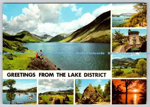 D327451 England Lake District. E. Nagele. FRPS. John Hinde Ltd. Multi View