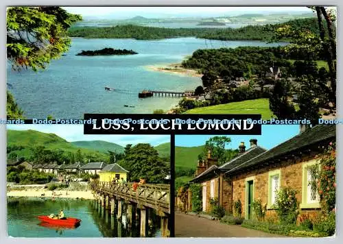 D332660 Loch Lomond. Luss. Innes and Cromb Ltd. John Hinde Ltd. Multi View. 1991