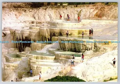 D327454 Denizli. Türkei. Pamukkale. Hierapolis Mukaddes sehir. Traverten. Ihr H