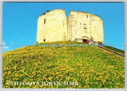 D332665 York. Clifford Tower. J. Salmon Ltd. Cameracolour