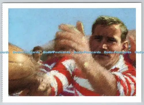 D332679 Harold Wagstaff. 1906 gespielt. 1925. Club Huddersfield. Caps. Great Brita