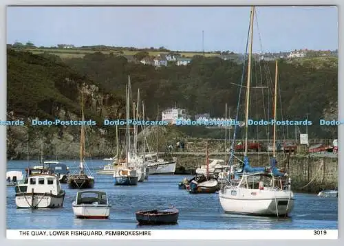 D327469 The Quay. Unterer Fischschutz. Pembrokeshire Eye Postkarten. Haverfordwest. H