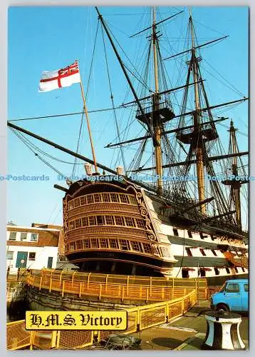 D330016 H.M.S. Victory. 1778 wurde die HMS Victory zum Flaggschiff von Admiral Nel