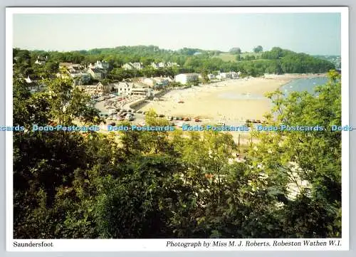 D327471 Saundersfoot. Miss M. J. Roberts. Robeston Wathen W.I. Dyfed Pembrokesh