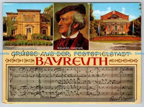D332685 Grusse aus de Festspielstadt Bayreuth. Haus Wahnfried. Richard Wagner. O