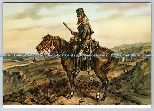 D327489 Eine Vedette der 13. leichten Dragoner auf der Krim 1854. Royal Hussars M