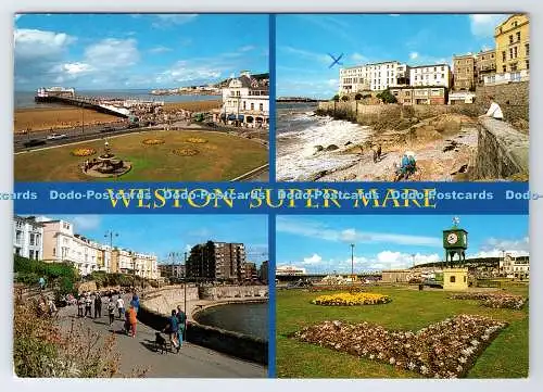 D335457 Weston Super Mare. John Hinde. Veryan Trewin. Multi View