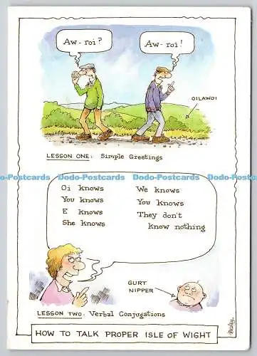 D330041 Wie man richtig Isle of Wight spricht. Rupert Besley. J. Arthur Dixon. Tolle