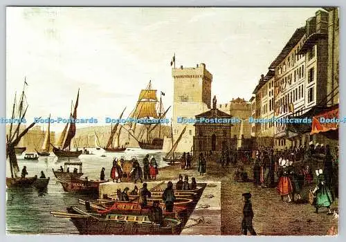 D332718 Marseille. Le Quai du Port et le Fort St. Jean. Societe P.E.C. 1981