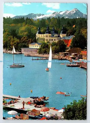 D335481 Kärnten. Österreich. Schlosshotel Velden am Worthersee Mit Mittagskogel. Fr