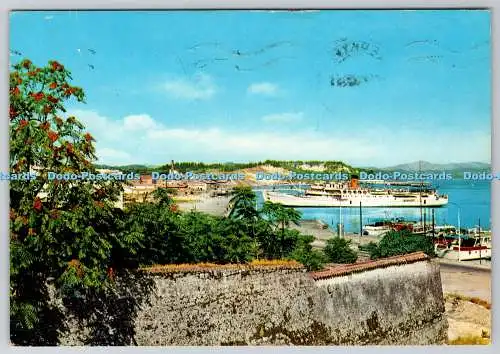 D327527 Korfu. Der neue Hafen. Krüger. PM Korfu. 1969