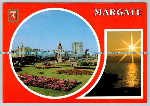 D327532 Margate. Der Uhrturm und der Strand. Lgate Postkarten Einheit. Ken. PM Thanet