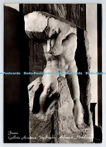D335499 Firenze. Galleria Accademia. Eine Gefangenenskizze von Michelangelo. Unschuldig