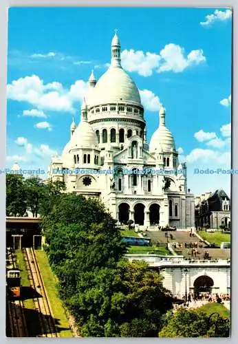 D330085 Frankreich. Paris. Die Basilika Sacre Coeur. Abeille Cartes. Lyna Par