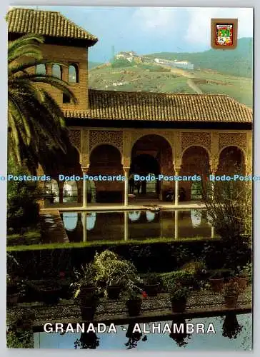 D330087 Granada. Alhambra. Turm der Damas. Dominguez. Madrid. Escudo de Oro.