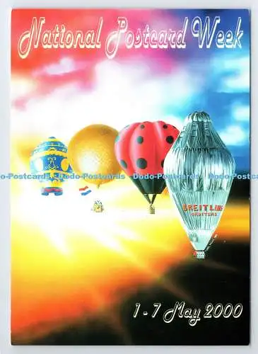 D335502 Nationale Postkartenwoche. Luftballon. Ansichtskartenshow. Mark Pacan