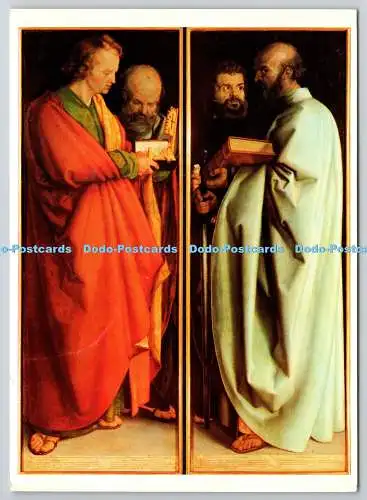 D330098 München. Bayerische Staatsgemaldesammlungen. Albrecht Dürer. Die vier Ap