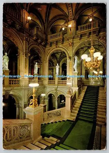 D330108 Österreich. Wien. Opernhaus. Haupttreppe. P. Ledermann. Nr. 51394. 1