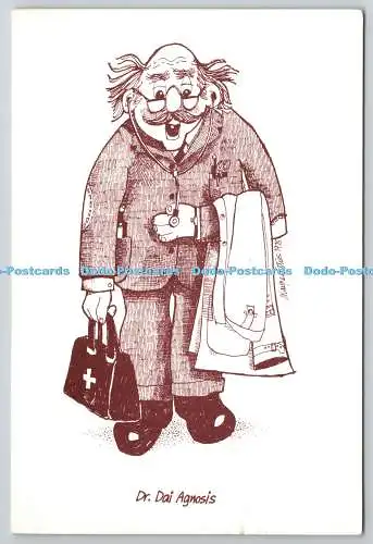 D330112 Dr. Dai Agnosis. Wayne Gittus 1975. Beckenfiguren. Dewi Sant. WW und