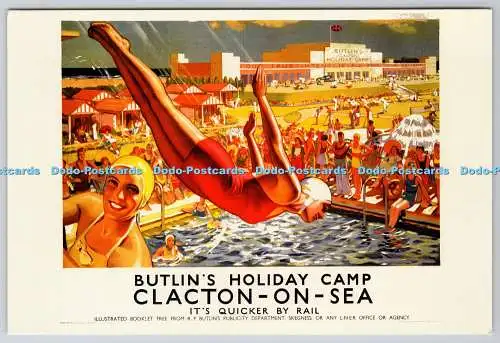 D327566 Butlins Ferienlager Clacton am Meer. Per Schiene ist es schneller. Star Editio