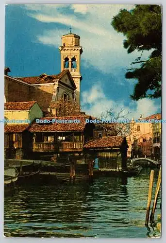 D330138 Italien. Venezia. Squero di S. Trovaso. Quadrifoglio. Grafiche Tirelli. Fa
