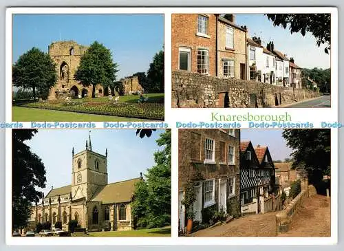 D332799 Knaresborough. North Yorkshire. Schloss. Briggate. Kirkgate. Pfarrkirche