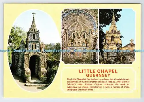 D335556 Guernsey. Kleine Kapelle. Die kleine Kapelle Unserer Lieben Frau von Lourdes in Les