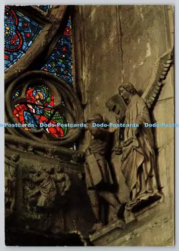 D330142 Reims. Kathedrale. Die Meister. Engel im Dreipass. A. Egger. Köln. Detle