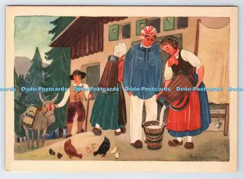 D335570 En Franche Comte. La Fruitiere. P. Willkommen. Arts Regionaux