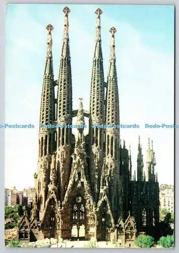 D330161 Spanien. Barcelona. Kirche der Heiligen Familie. Dist. G. Costa. 1963. N. 252.