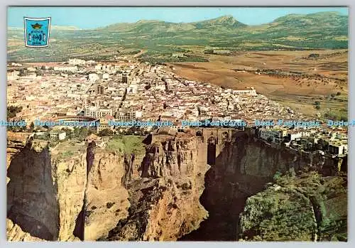 D327613 Ronda. Costa del Sol. Teilansicht und Tajo. Garrido Delgado Hnos. Ed Pe