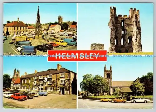 D332820 Helmsley. Schloss. Allerheiligenkirche. Marktplatz. E. T. W. Dennis und