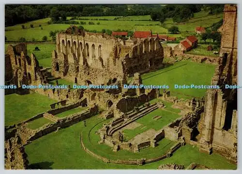 D332825 North Yorkshire. Abtei Rievaulx. Kapitelsaal und Claustralgebäude.