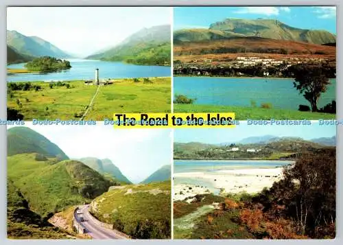D332834 Der Weg zu den Inseln. Glencoe. Die Schlucht. White Sands und Morar. Monume