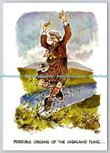 D330183 Mögliche Ursprünge des Highland Flings. Rupert Besley. J. Arthur Dixon P