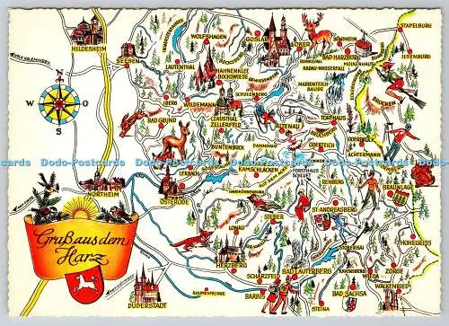 D332841 Gruss aus dem Harz. Karte. Krüger. Kurt Lorenz OHG