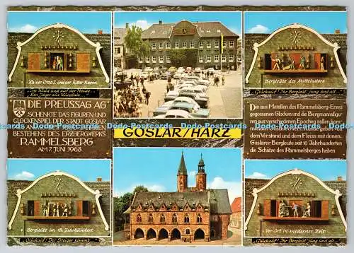 D332843 Goslar. Harz. Kaiser Otto I. und der Ritter Ramm. Bergleute des Mittelal