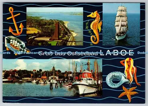 D332855 Gruss aus Ostseebad Laboe. Joachim Eicke. Multi View