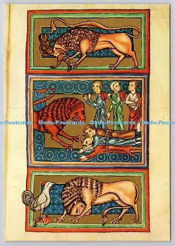 D330205 Löwen. Aus Bestiarium made in England. One Point Four Graphics Limited. M