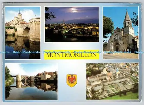 D327658 Montmorillon. Frankreich. Vienne. L Eglise Saint Laurent. Multi View