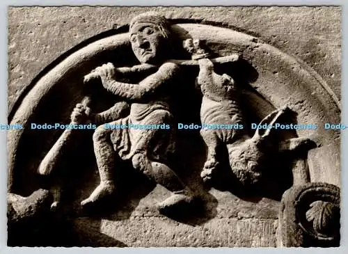 D332863 Stiftskirche Königslutter. Begonnen 1135. Jagdfries. Bechte Seite. RP. 1