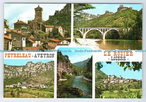 D335656 Peyreleau Aveyron. Le Rozier Lozere. Le Pont du Rozier ou de la Muse. Lo