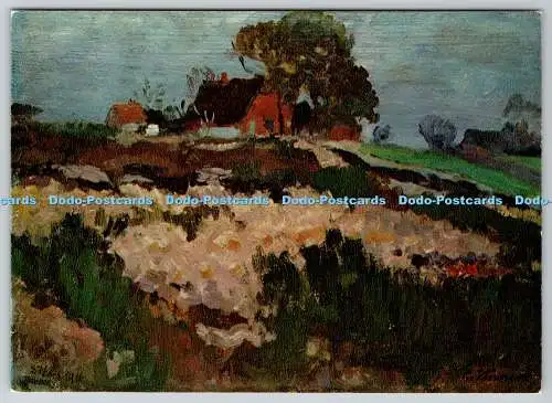 D332896 Die Alten Worpsweder Meister. In der Heide. Haus am Weyerberg. Carl Vinn