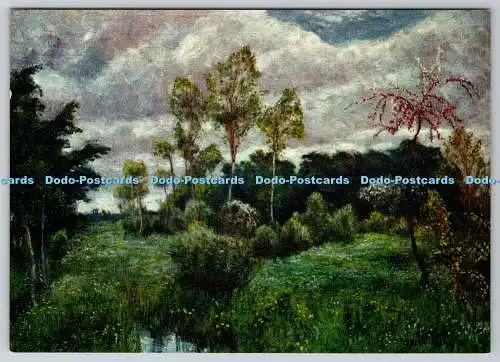 D332898 Die Alten Worpsweder Meister. Fruhlingstag. Haus am Weyerberg. Prof. Ott