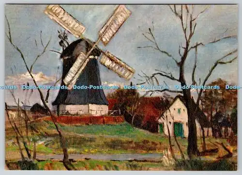 D332900 Worpsweder Meister. Die Historische Worpsweder Mühle. Haus am Weyerberg.