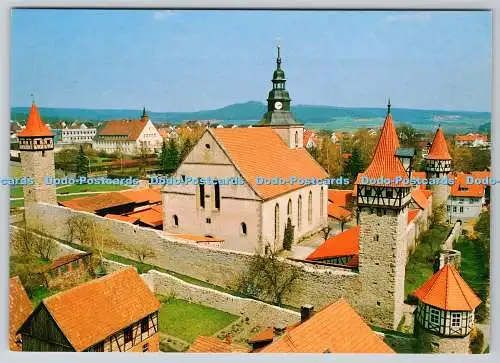 D332911 Kirchenburg St. Michael. Ostheim v. d. Rhon